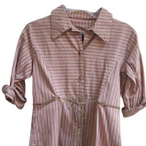 Le grenier des frimousses Striped Blouse Girl Sz 7